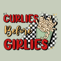 Curlies Before Girlies Ladies Tee | Teevron