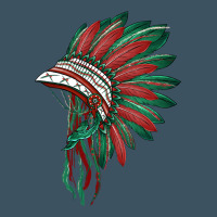 American Flag Indian Headdress Urban Heavy Tee | Teevron