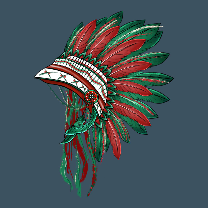 American Flag Indian Headdress Urban Heavy Tee by BarkalooDesign | Teevron