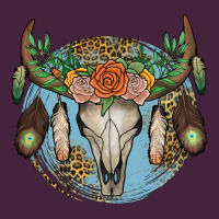 Floral Feather Bull Skull Classic Tee | Teevron