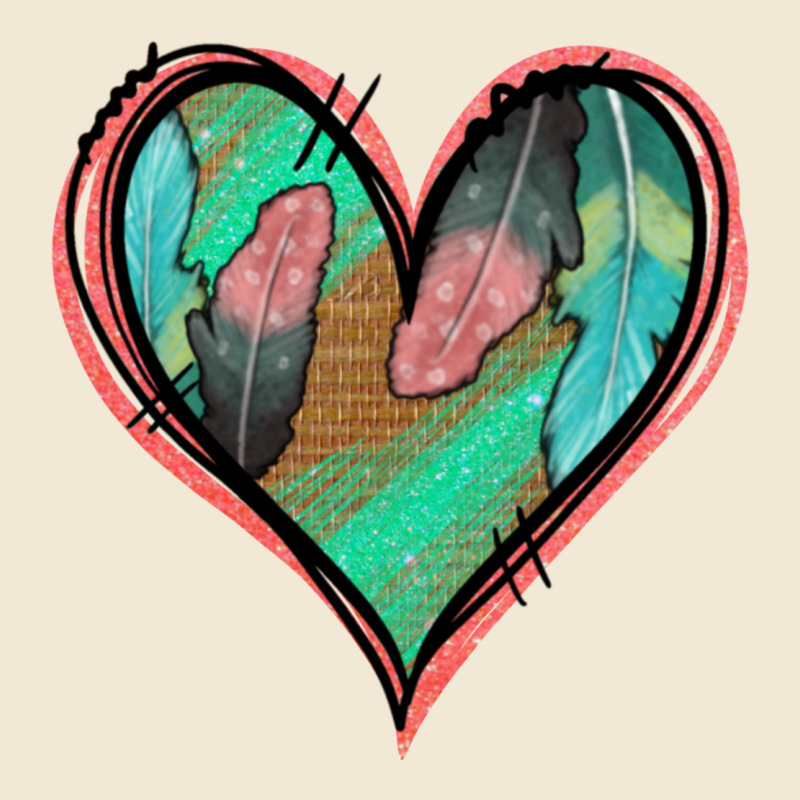 Feather Heart Ladies Tee by Jasminsmagicworld | Teevron