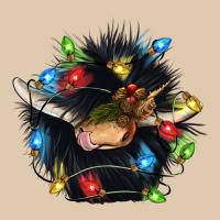 Christmas Black Angus Gnome Heavyweight Sweatshirt | Teevron