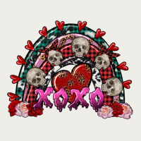 Skull Xoxo Rainbow Valentine's Day Zipper Hoodie | Teevron