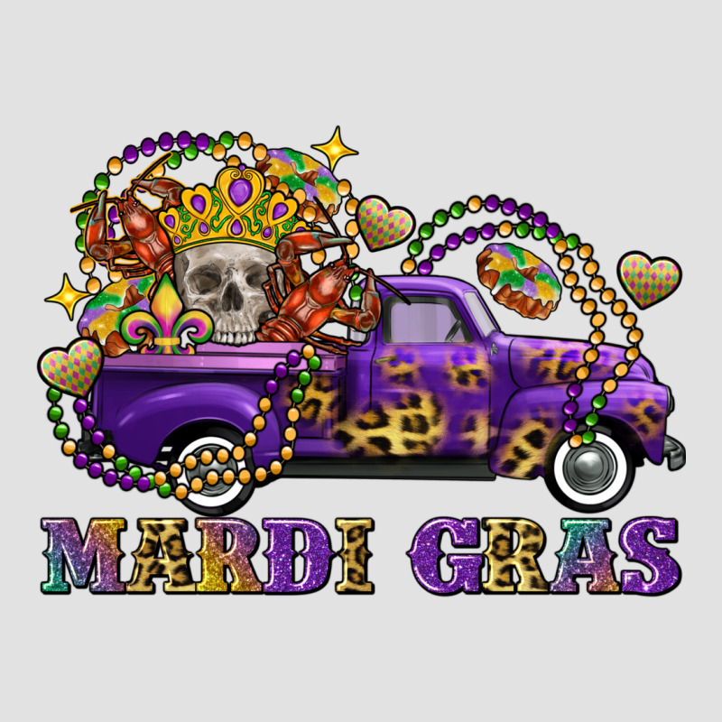 Mardi Gras Skull Truck Premium Hoodie by FaDigitalArtStudio | Teevron