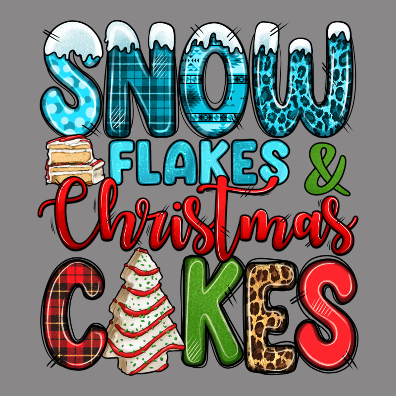 Snow Flakes And Christmas Cakes Vintage Tee by Jasminsmagicworld | Teevron