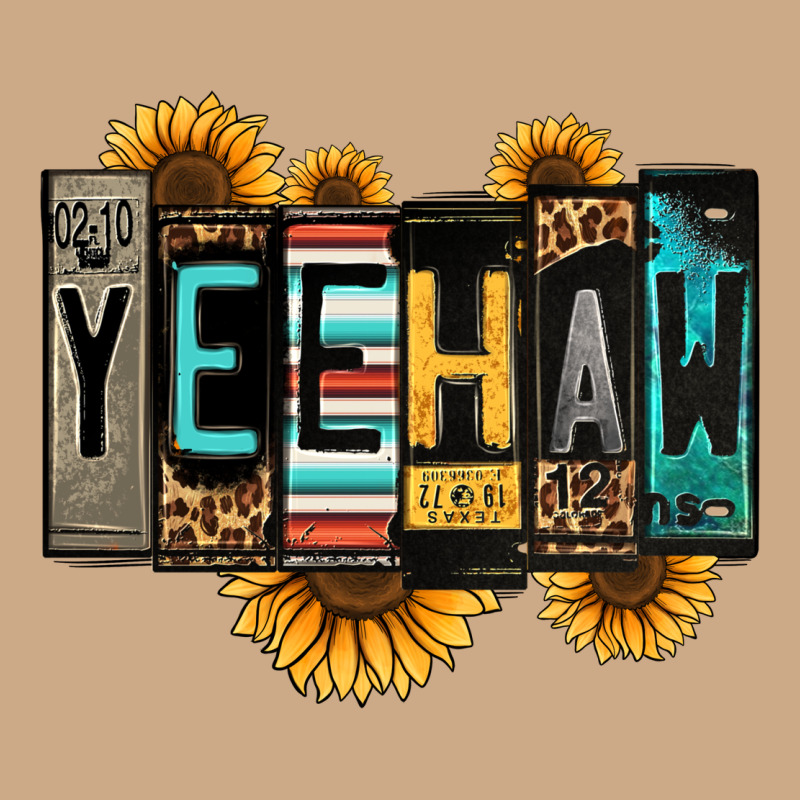 Yeehaw License Plate Letters Vintage Hoodie by Jasminsmagicworld | Teevron