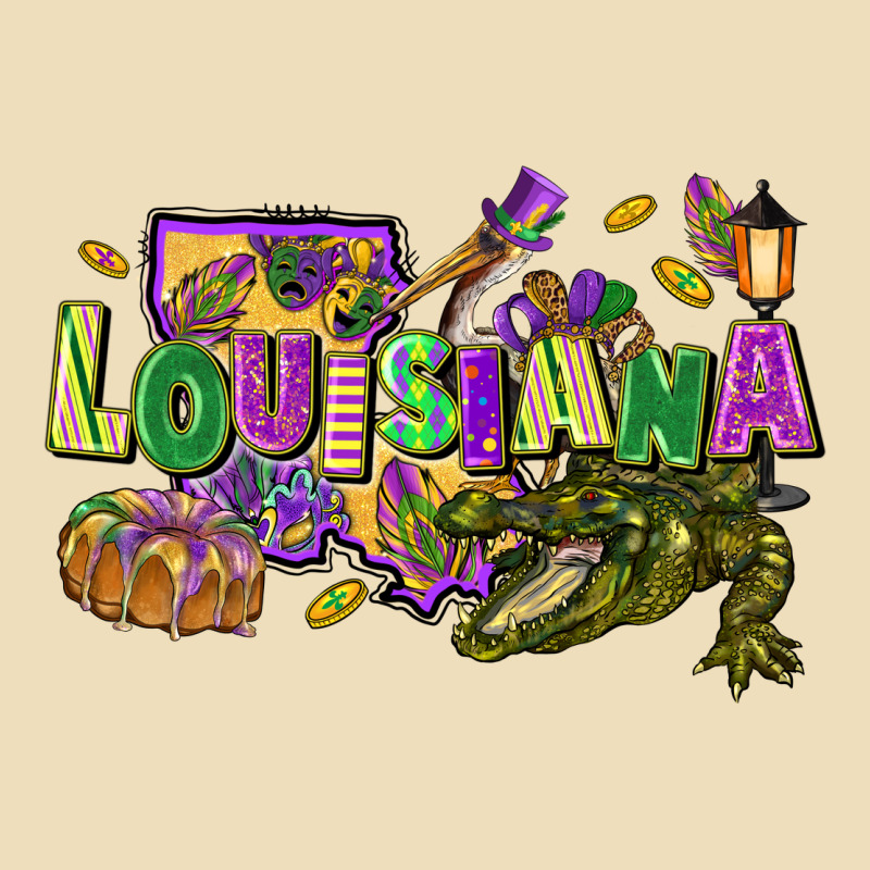 Louisiana Mardi Gras Premium Hoodie by FaDigitalArtStudio | Teevron