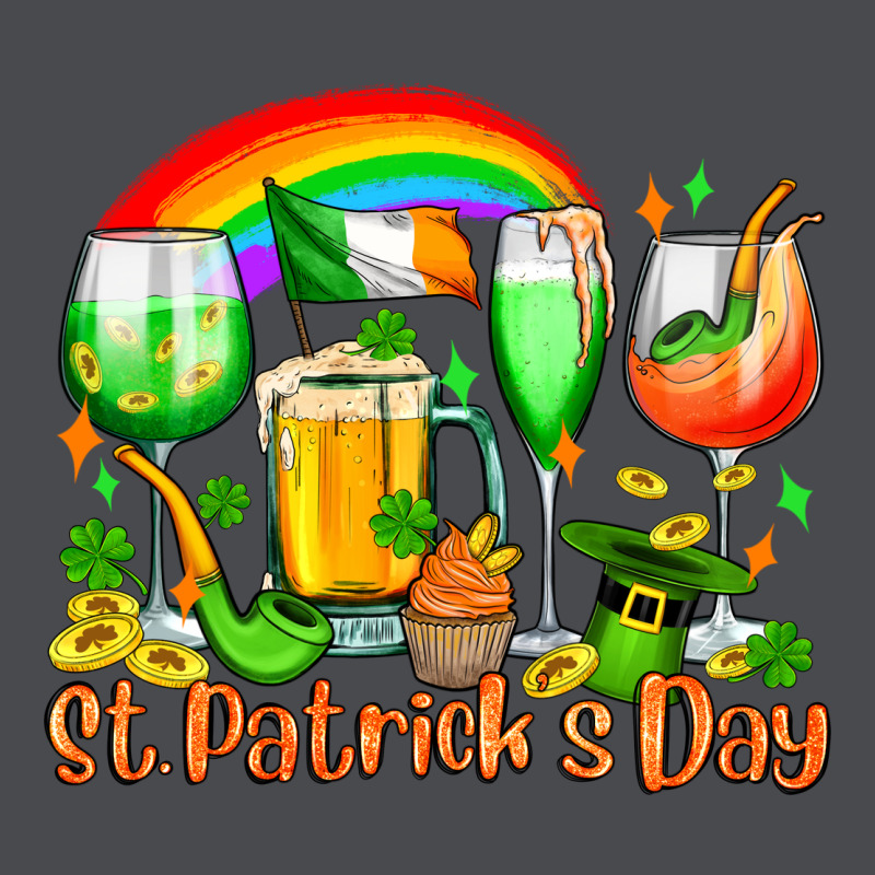 St. Patrick's Wine Glasses Zipper Hoodie by OliviaCreatesArt | Teevron