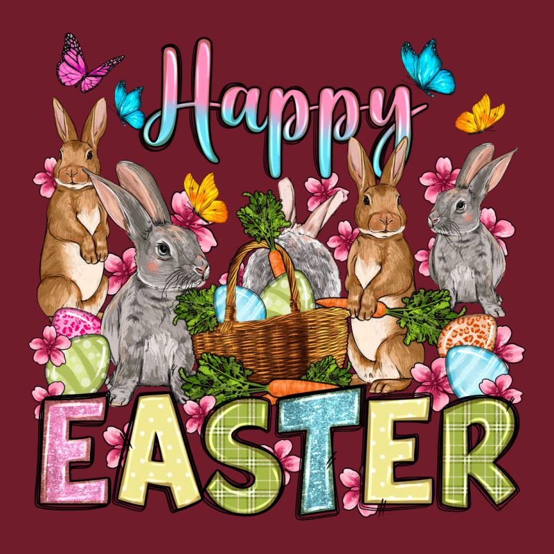 Happy Easter Bunnys Zipper Hoodie by OliviaCreatesArt | Teevron