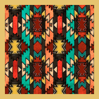 Native American Aztec Seamless Pattern Premium Sweatshirt | Teevron