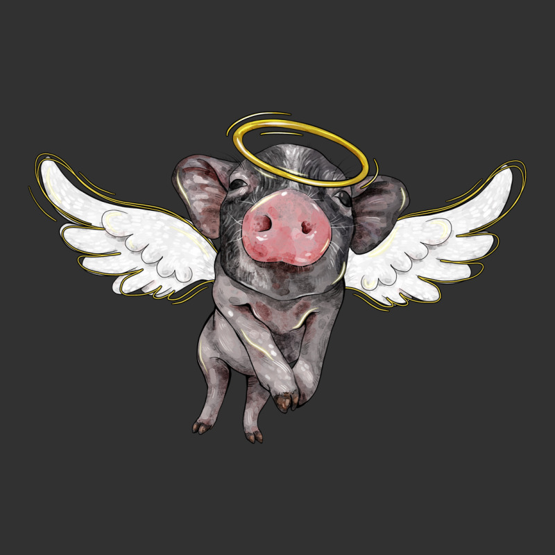 Angel Baby Pig Urban Heavy Tee by BarkalooDesign | Teevron
