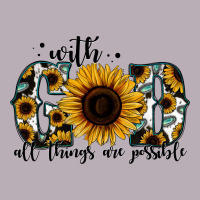With God All Things Are Possible Sunflower Vintage Tee | Teevron