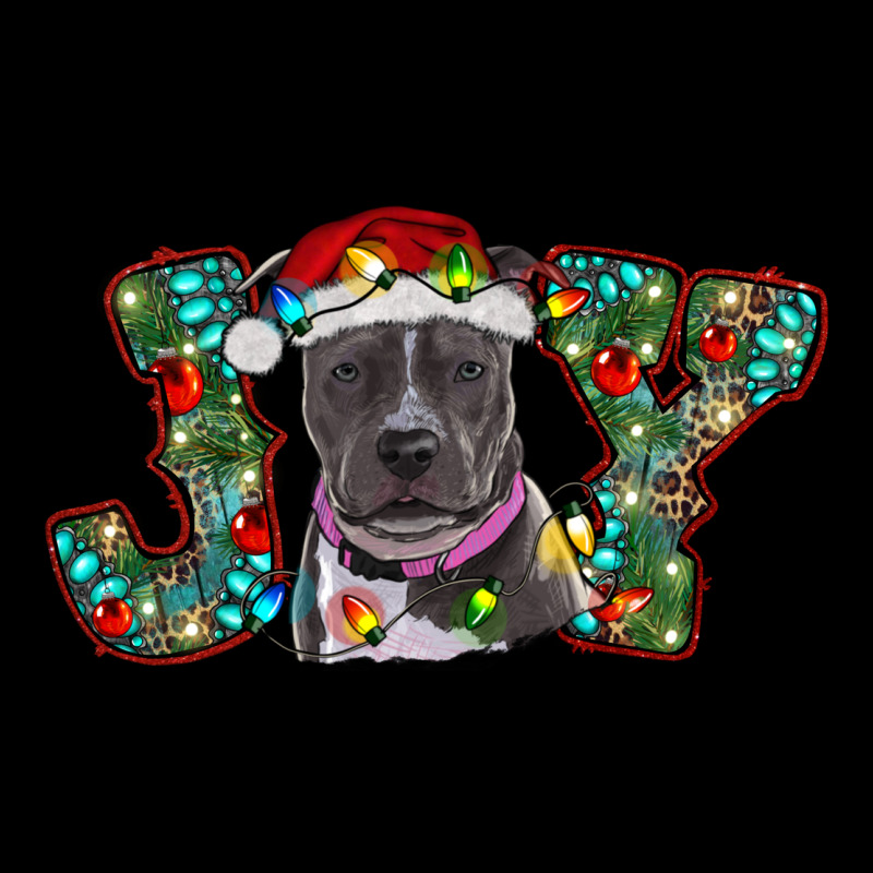 Christmas Joy Pitbull Ladies Tee by RanaPortraitStore | Teevron