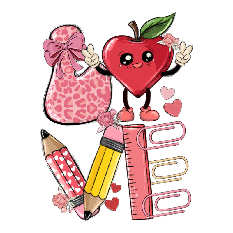 Love Teacher Ladies Tee by MaliasSmallBusiness | Teevron