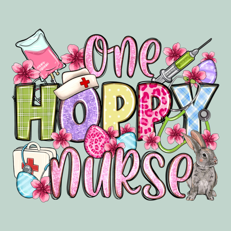 Easter Day One Hoppy Nurse Zipper Hoodie by OliviaCreatesArt | Teevron