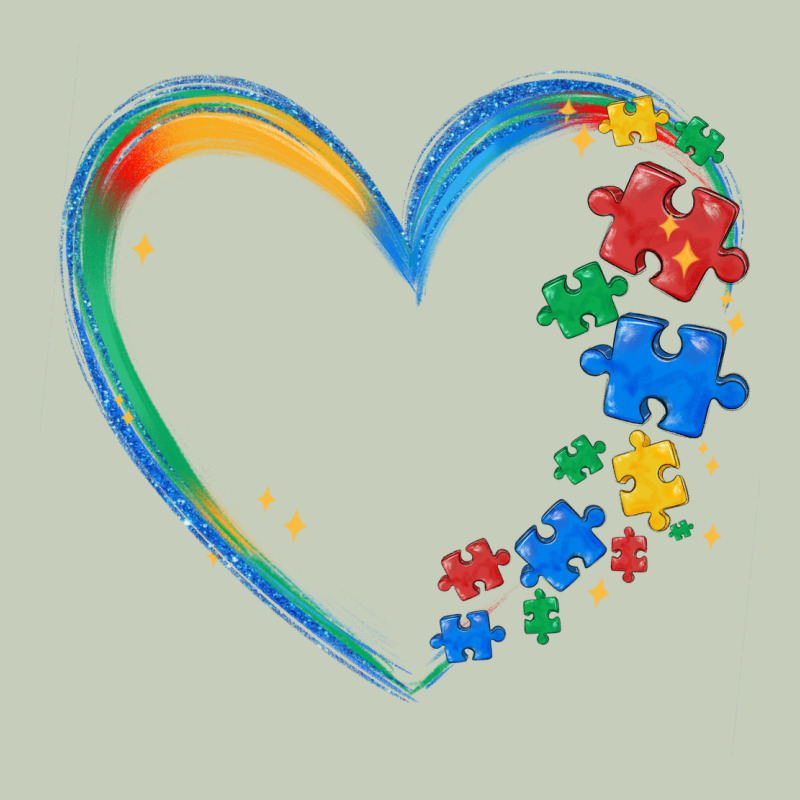 Autism Heart Ladies Tee by MaliasSmallBusiness | Teevron