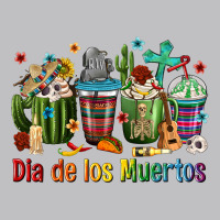 Mexican Dia De Los Muertos Coffee Cups Long Sleeve Tee | Teevron