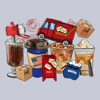 Postal Worker Coffee Cups Heavyweight Hoodie | Teevron