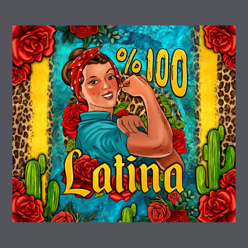Hundred Percent Latina Strong Woman Vintage Hoodie by Jasminsmagicworld | Teevron