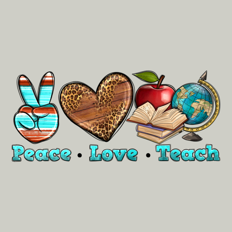 Peace Love Teach Heavyweight Hoodie by BundleAndBundleShop | Teevron