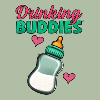 Drinking Buddies Baby Bottle Urban Heavy Tee | Teevron