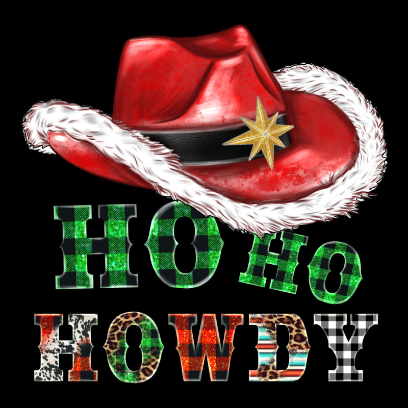 Ho Ho Howdy Christmas Hat Heavy Core Tee by AdoDesignShop | Teevron