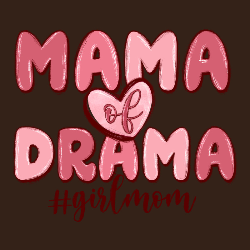 Mama Of Drama Girl Mom Heavy Core Tee by MaliasSmallBusiness | Teevron