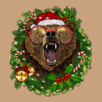 Christmas Bear  Wreath Vintage Tee | Teevron
