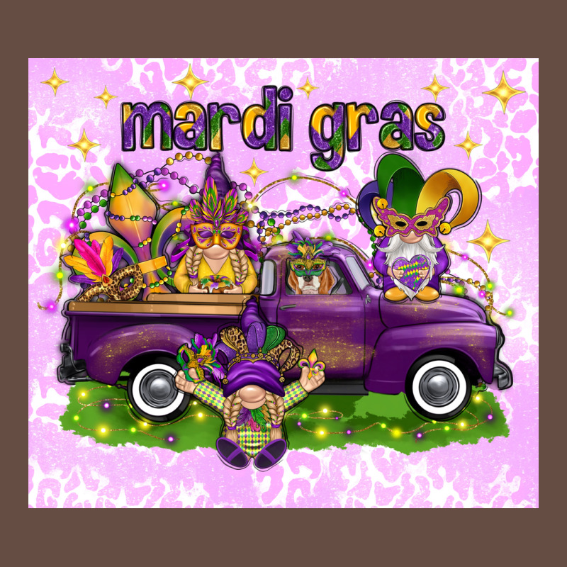 Mardi Gras With Gnomes Long Sleeve Tee by NancyCooperArtShop | Teevron