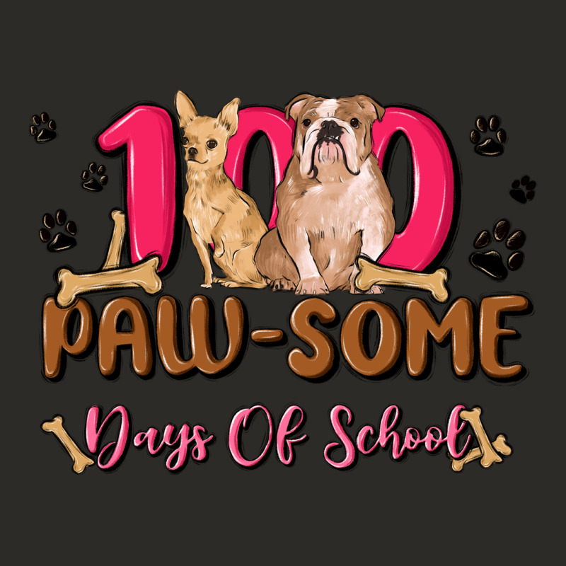 100 Paw Some Days Of School Heavy Core Tee by MaliasSmallBusiness | Teevron