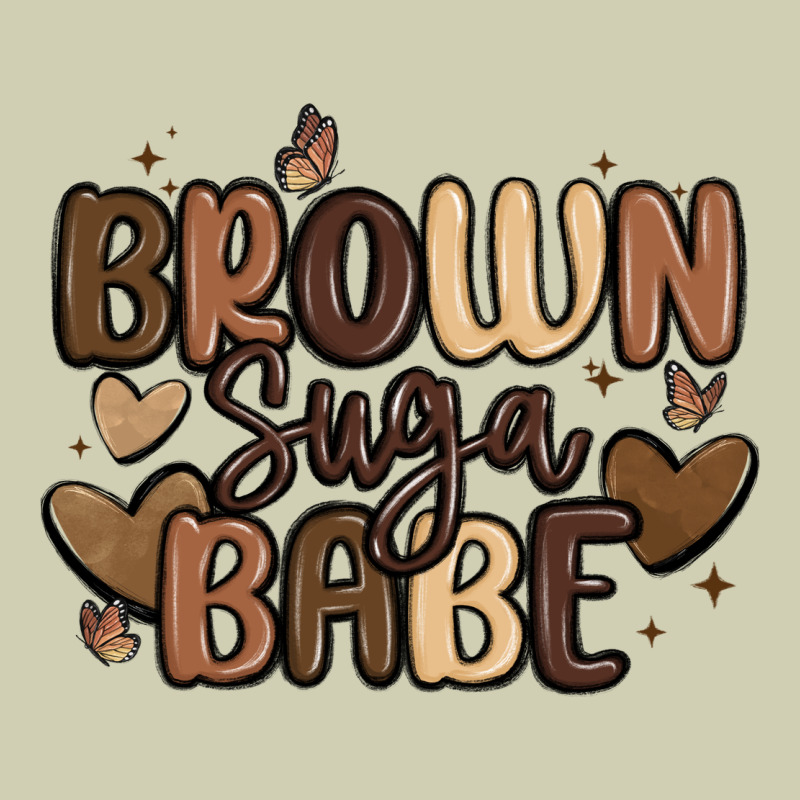Brown Sugar Babe Heavy Core Tee by MaliasSmallBusiness | Teevron