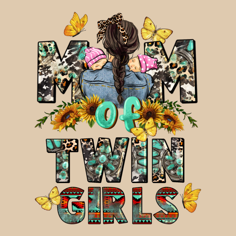Mom Of Twin Girls Mother's Day Heavyweight Sweatshirt by CowGirlArtShop | Teevron