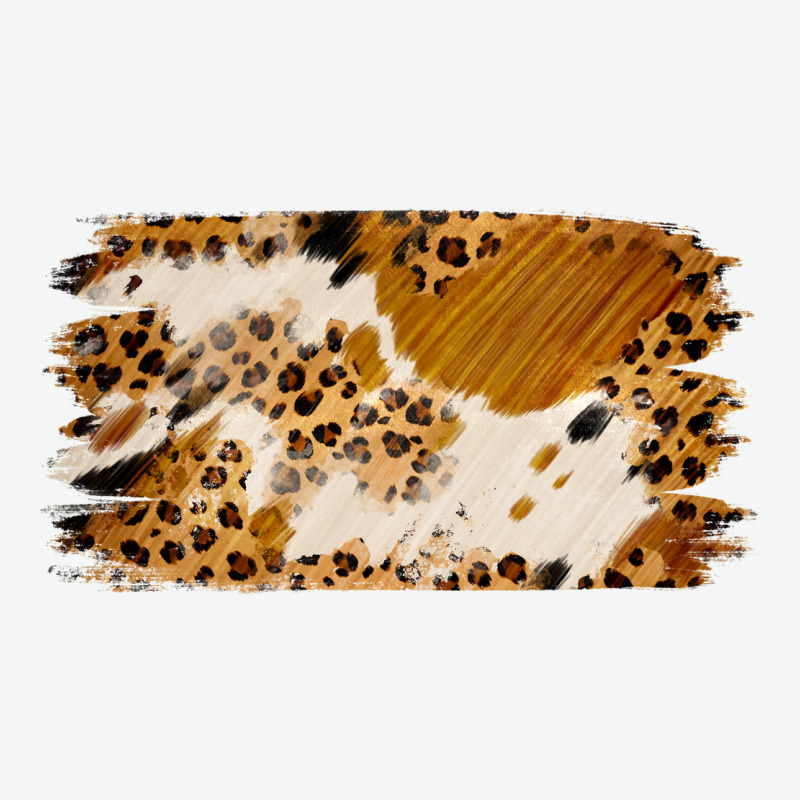Leopard Cowhide Brushstroke Urban Heavy Tee by Jasminsmagicworld | Teevron