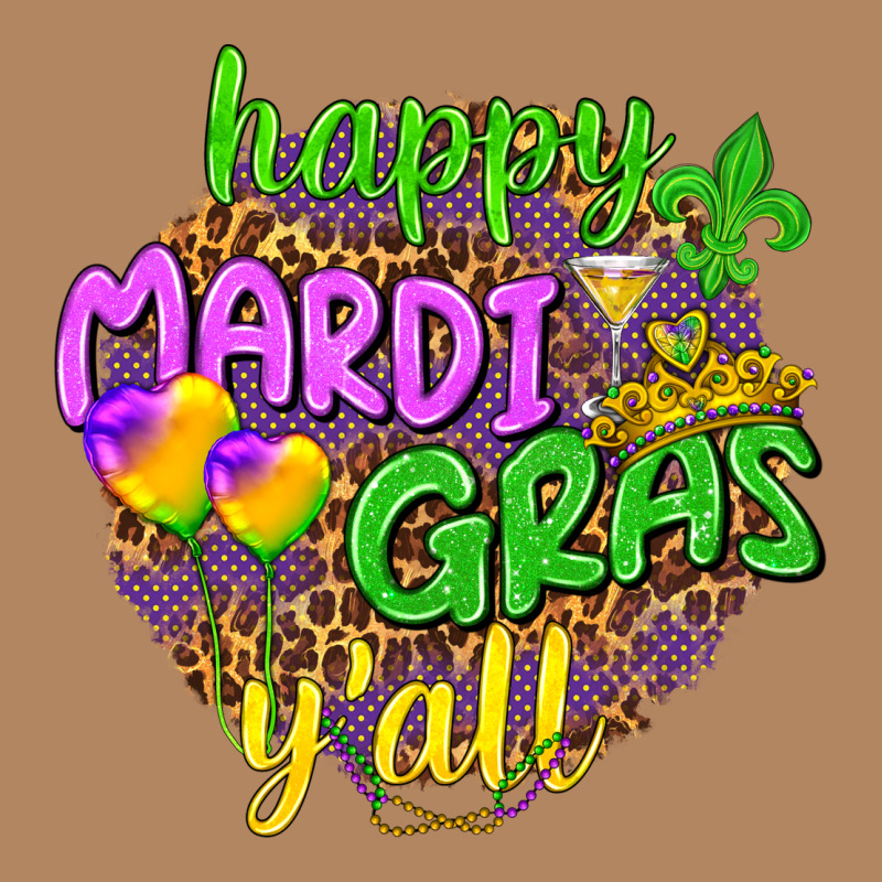 Happy Mardi Gras Y'all Long Sleeve Tee by NancyCooperArtShop | Teevron