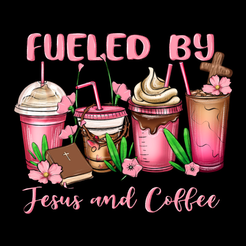 Fueled By Jesus And Coffee Heavy Core Tee by MaliasSmallBusiness | Teevron