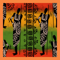 African Silhouette Seamless Pattern Premium Sweatshirt | Teevron