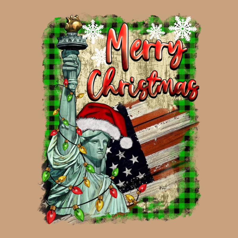 Merry Christmas  Statue Of Liberty Vintage Tee by BarkalooDesign | Teevron