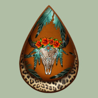 Leopard Bullskull Teardrop Earrings Urban Heavy Tee | Teevron