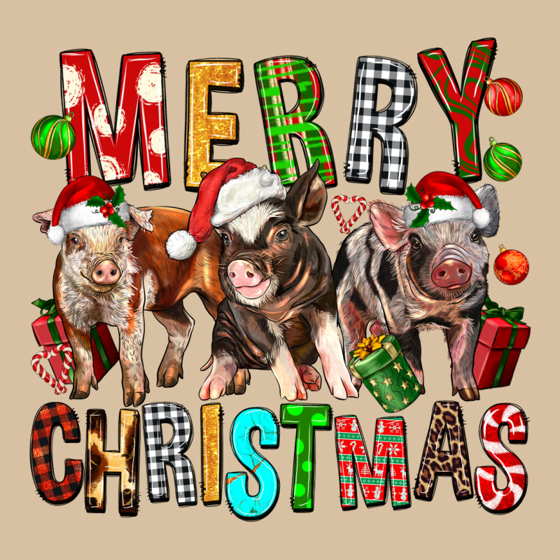 Merry Christmas Pigs Heavyweight Hoodie by FaDigitalArtStudio | Teevron