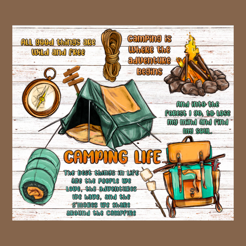 Camping Life Premium Tee by MaliasSmallBusiness | Teevron