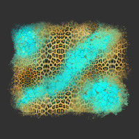 Leopard Turquoise Background Urban Heavy Tee | Teevron