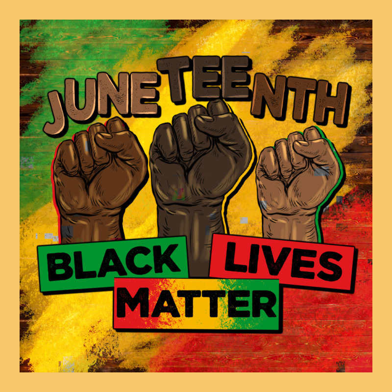 Juneteenth Black Lives Matter Mug  Coaster Vintage Hoodie by BarkalooDesign | Teevron