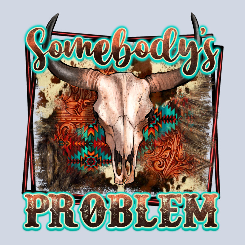 Somebody's Problem Bull Skull Premium Sweatshirt by FaDigitalArtStudio | Teevron