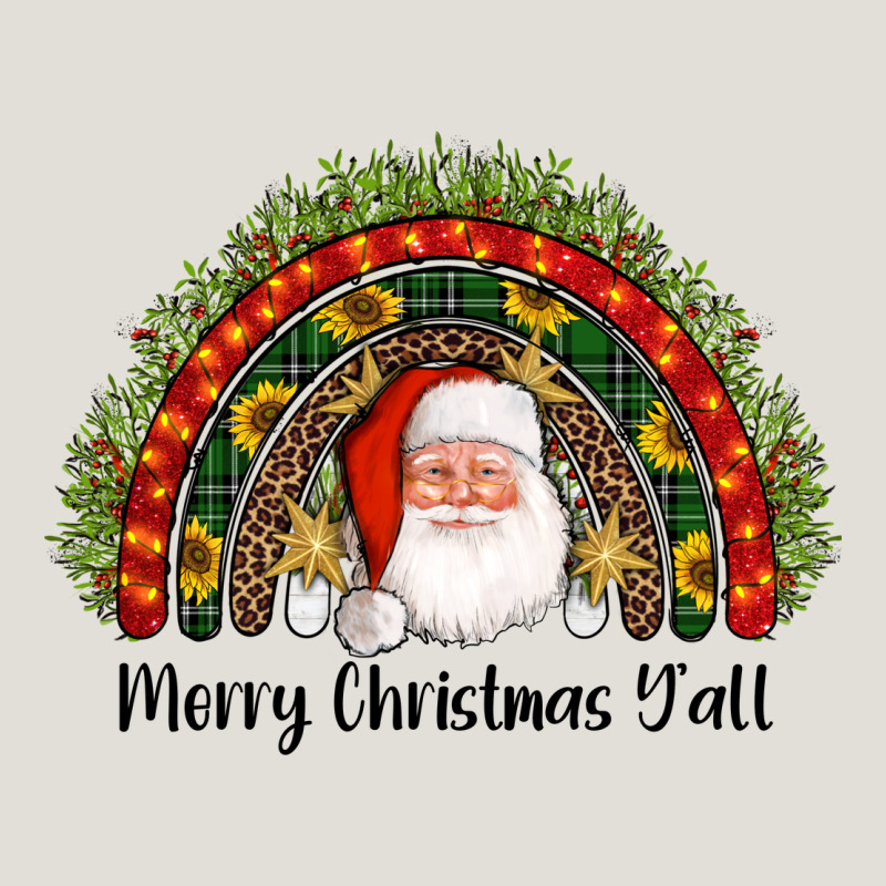 Merry Christmas Y'all Santa Rainbow Heavy Core Tee by AdoDesignShop | Teevron