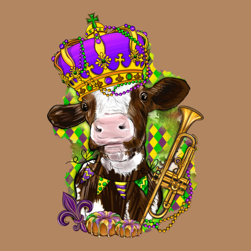 Mardi Gras Cow Long Sleeve Tee by NancyCooperArtShop | Teevron
