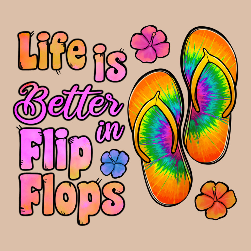 Life Is Better In Flip Flops Urban Heavy Tee by Jasminsmagicworld | Teevron