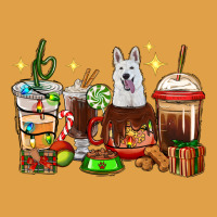 Christmas Coffee Cups With White Shepherd Premium Hoodie | Teevron