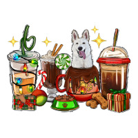 Christmas coffee cups with White Shepherd | Teevron