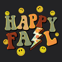 Happy Fall Smiley Face Vintage Tee | Teevron