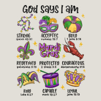 God Says I Am Mardi Gras Heavy Core Tee | Teevron